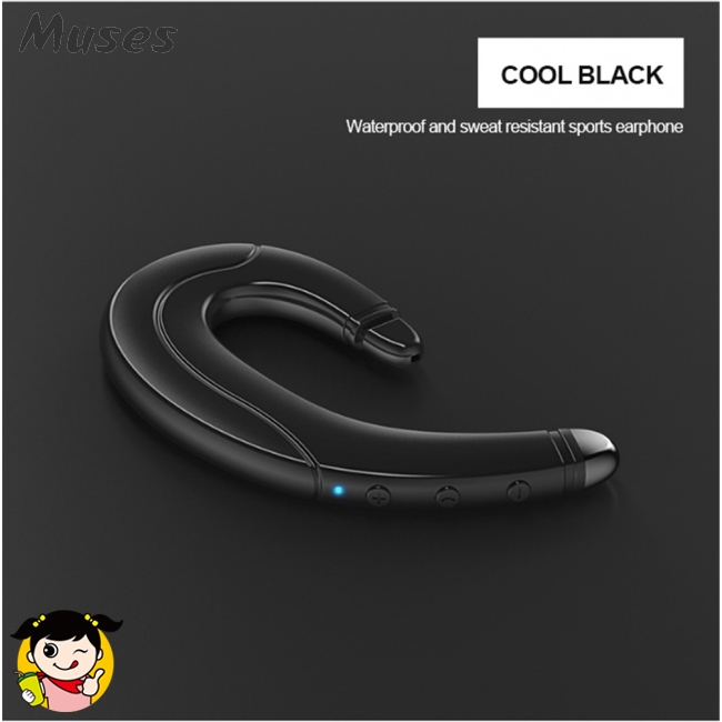 Muse07 Bluetooth 4.1 Bone Conduction Headphones Sports Stereo Wireless Earphone Headset