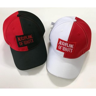 GIÁ SỈ 39K Nón kết mũ lưỡi trai UNISEX Phối Màu Trắng Đen Đỏ