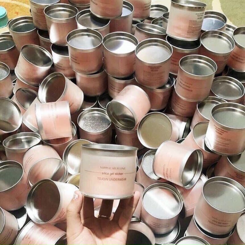 Hộp dán đầu ti hồng