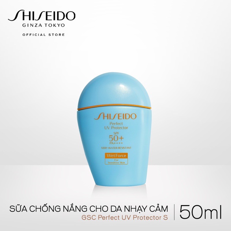 Sữa Chống Nắng Cho Da Nhạy Cảm và Cho Da Em Bé SHISEIDO Perfect UV Protector S .