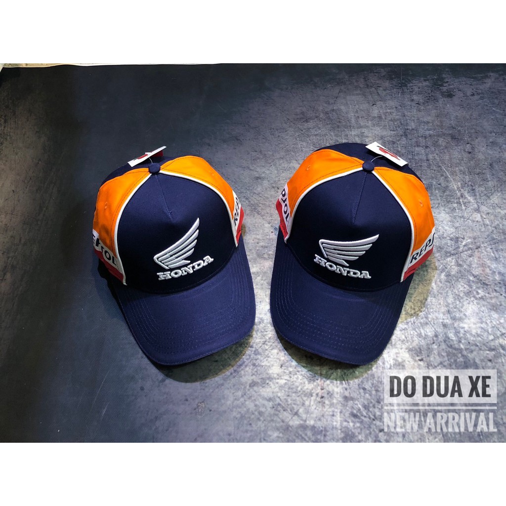 Nón_mũ kết Honda Repsol_đua xe