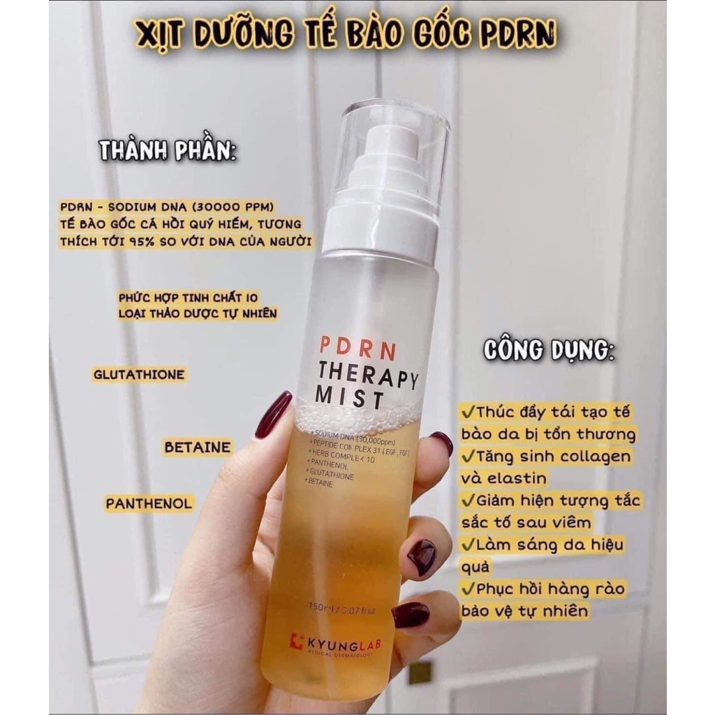 Xịt Khoáng Dưỡng Ẩm Kyung Lab Pdrn Therapy Mist | BigBuy360 - bigbuy360.vn