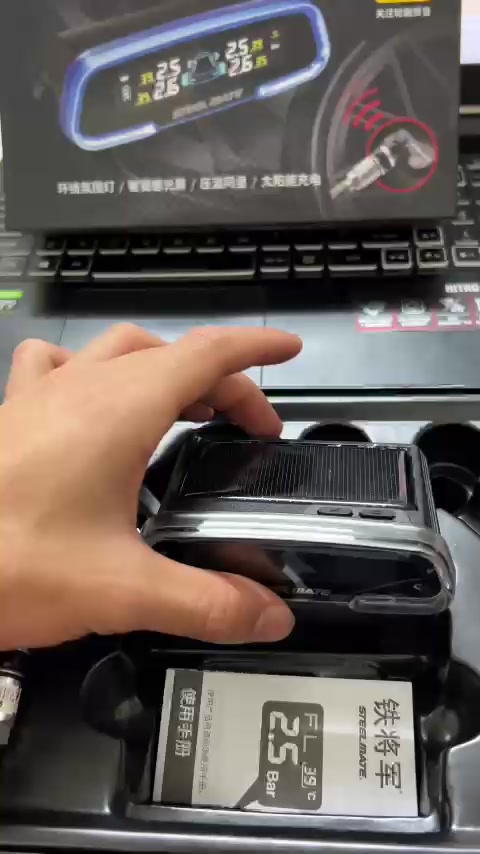 Cảm biến áp suất lốp STEELMATE van gắn trong T510 chính hãng