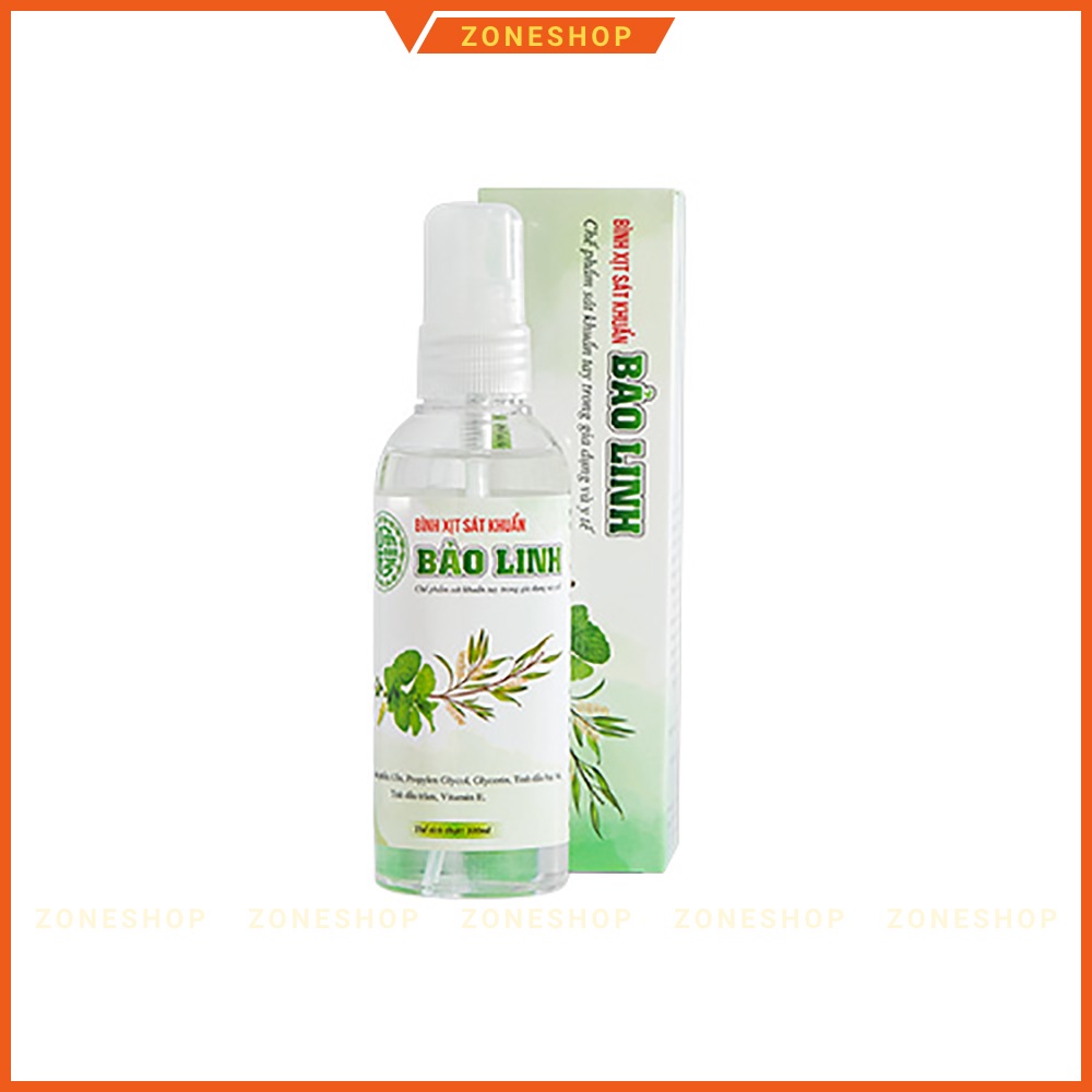Nước rửa tay Sát Khuẩn Tinh Dầu Dưỡng Ẩm Bảo Linh 100ml - Chiết xuất từ các dược liệu thiên nhiên, an toàn [ZONESHOP] | BigBuy360 - bigbuy360.vn