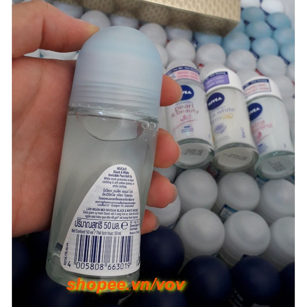 Lăn Khử Mùi Nivea Nữ 50ml Chống Vệt Ố Vàng - 82274 | BigBuy360 - bigbuy360.vn