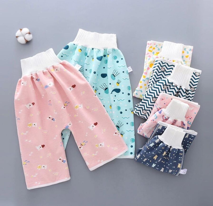 khuyến mại lớn 4,4 !!  Tã Dạng Chân Váy Vải Cotton Thoáng Khí Chống Tràn Chống Thấm Nước Giữ Ấm Bụng Cho Bé# stteam96.vn