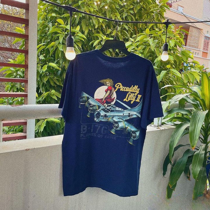 Áo Thun Mỹ 2Hand, Áo Phông Nam Nữ Unisex Vải Mỹ Dày Cotton Thấm Hút Hàng Tuyển Chọn Loại 1 Mẫu 3