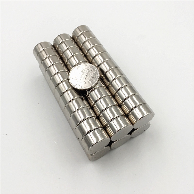 Nam châm tròn 20x10mm màu trắng