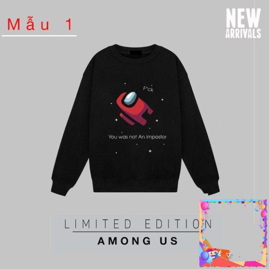 [NEW] [SUPER] [SALE] ÁO SWEATER GAME AMONG US - Áo Among Us mùa đông 2020 - Áo Game Hot 2020