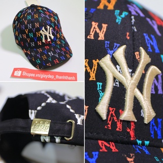 nón mlb-mũ lưỡi trai unisex monogram
