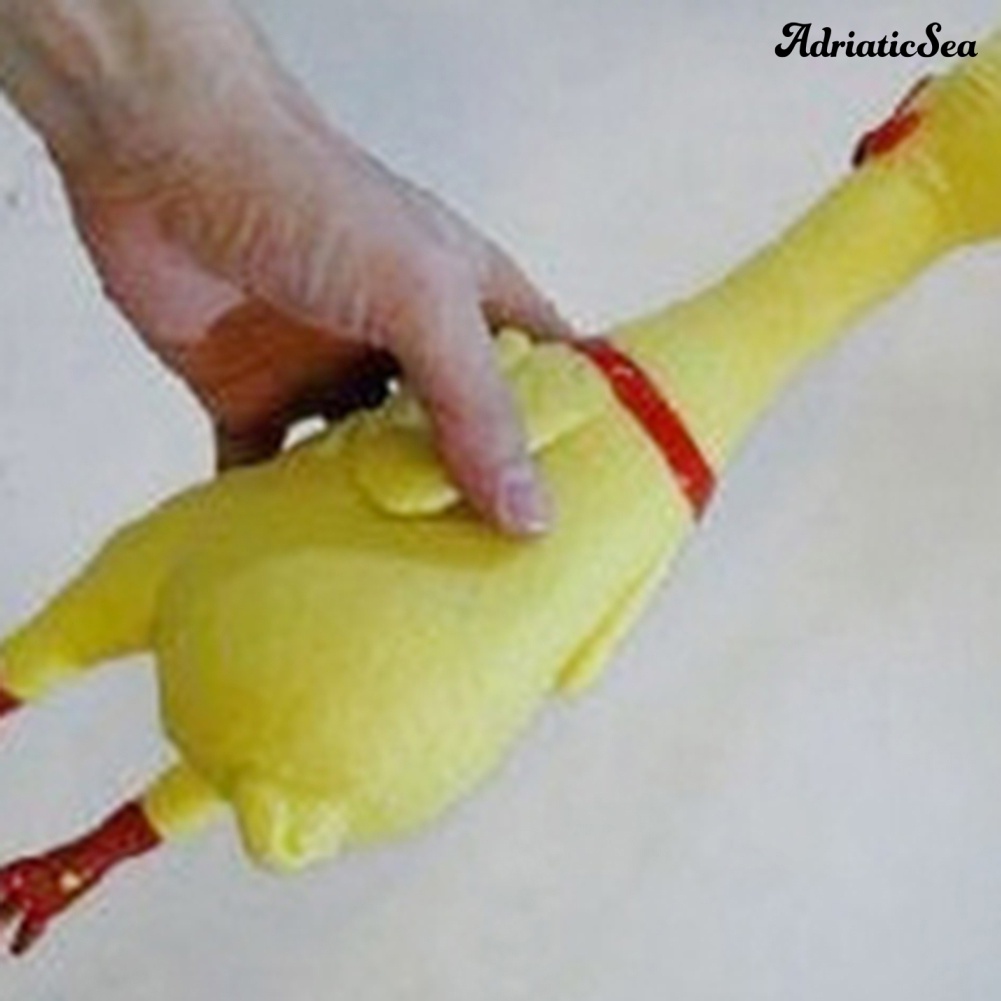 Đồ chơi hình con gà phát ra tiếng kêu giúp giảm căng thẳng kích thước 17cm