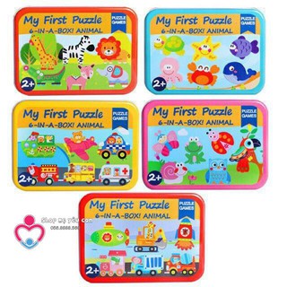 Bộ tranh xếp hình my first puzzle cho bé - ghép hình level 2