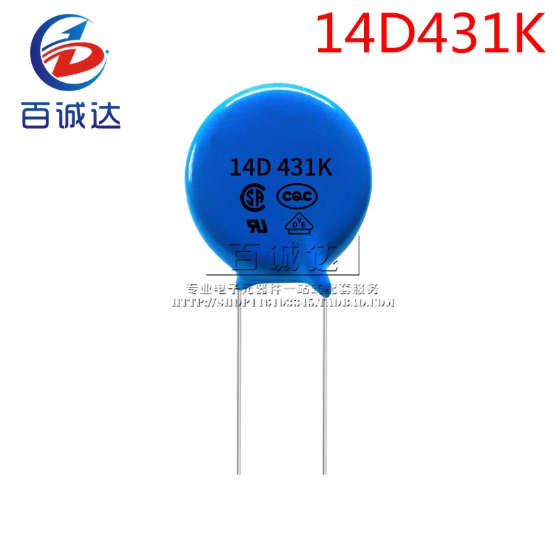 10 chiếc 14D431K Varistor Varistor Varistor