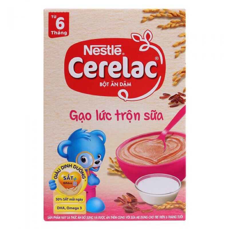 Bột ăn dặm CERELAC NESTLE hộp giấy 200g