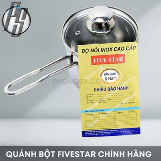 QUÁNH NẤU BỘT INOX FIVESTAR ĐỦ SIZE