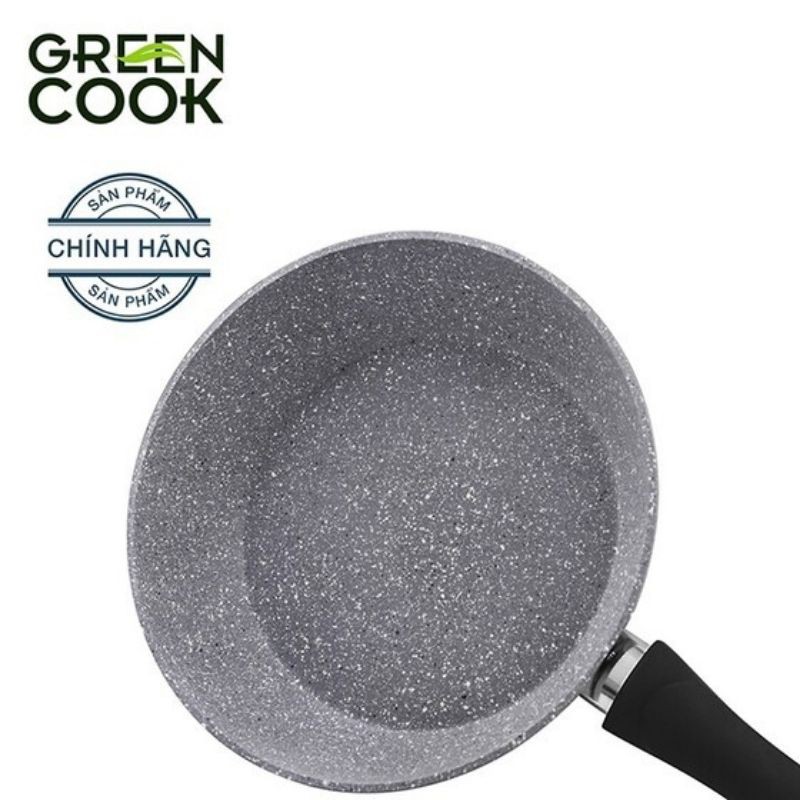 CHẢO ĐÁ GREEN CÔK 28 CM CAO CẤP (dùng cho mọi loại bếp)