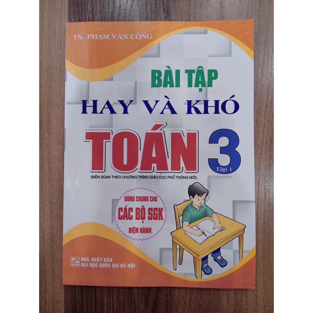 Sách - Bài Tập Hay Và Khó Toán 3 - ( Tập 1 + Tập 2 )
