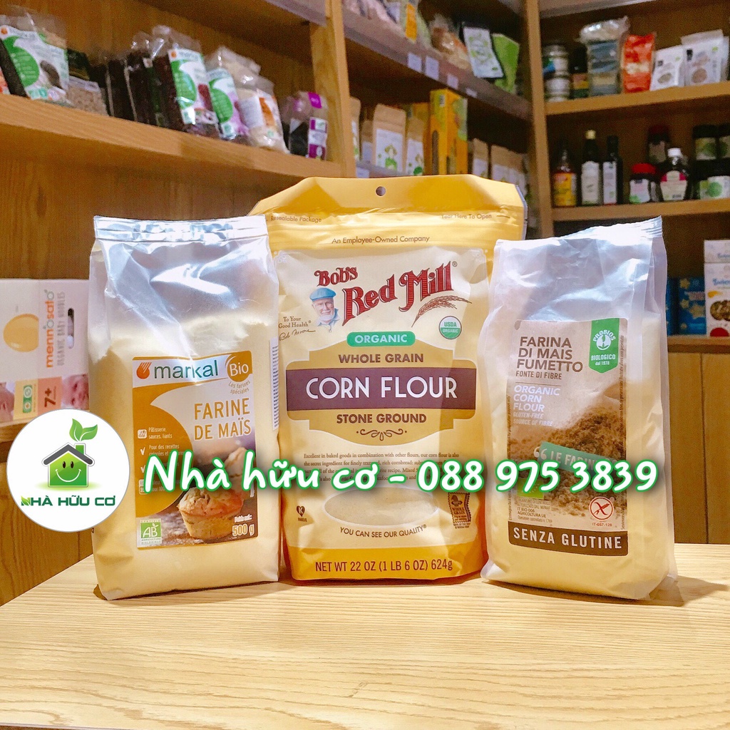 BỘT BẮP hữu cơ hạt mịn MARKAL 500g/200g/100g- Date: 13/9/2024 - Nhà Hữu Cơ