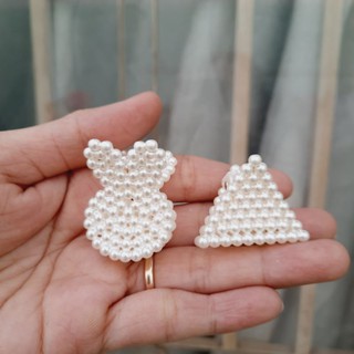 Kẹp tóc đính Hạt siêu cưng