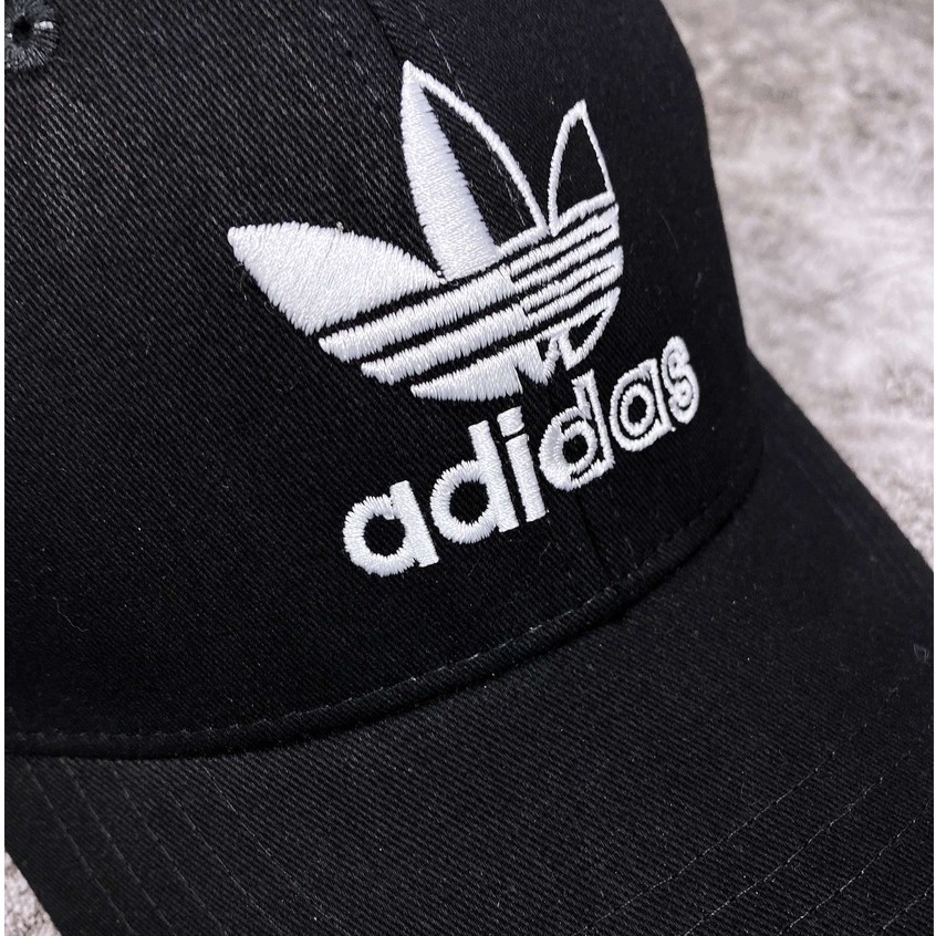 Mũ/Nón Lưỡi Trai Split Trefoil Strap-Black HAT Black EW7959 H60