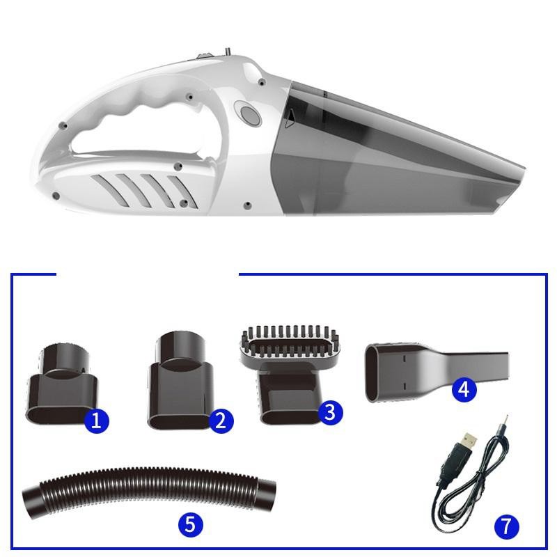 Máy hút bụi 💓FREESHIP💓 Máy hút bụi cầm tay không dây đa năng, công suất lớn, dùng để vệ sinh xe hơi tiện dụng 7370 | BigBuy360 - bigbuy360.vn