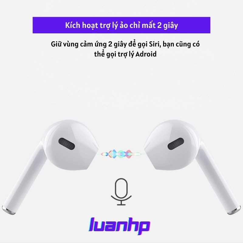 Tai Nghe Bluetooth 5.0 Thể Thao [Air 2 TWS] Tai Nghe Không Dây Wireless Dùng Trên Android iOS Máy Tính