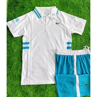 Bộ quần áo thể thao nam Lacoste mới nhất hè 2021,bộ quần áo tennis hàng cao cấp