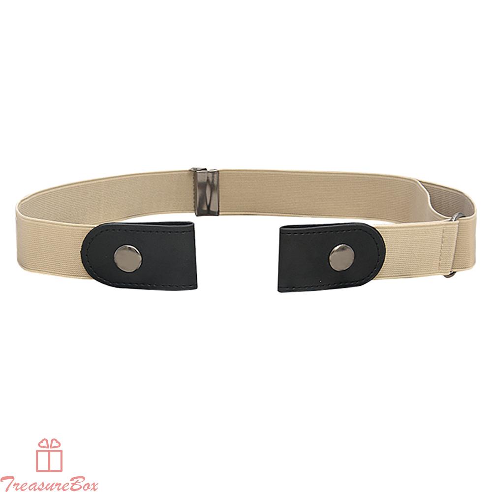 Belt Women/Men Belts Buckle-free Comfortable Dresses Elastic For Jeans