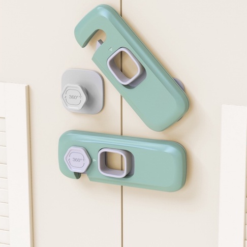 Khóa Cửa Tủ Lạnh/Ngăn Kéo Chống Kẹp Tay Bảo Vệ An Toàn Cho Bé