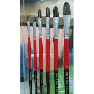 Bộ 6 Cọ Vẽ Lông Thú Hero Cao Cấp.