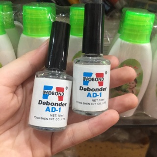 (Combo 2 chai) Nước Sáng Đá Gắn Nail, Tẩy Keo 502 Debonder AD-1 - Dung tích: 10ml