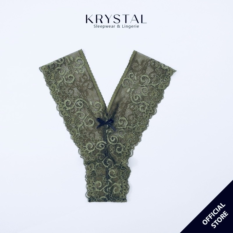 Combo 5 quần lót ren lọt khe chữ Y sexy gợi cảm màu trơn KRYSTAL KQYC5-01