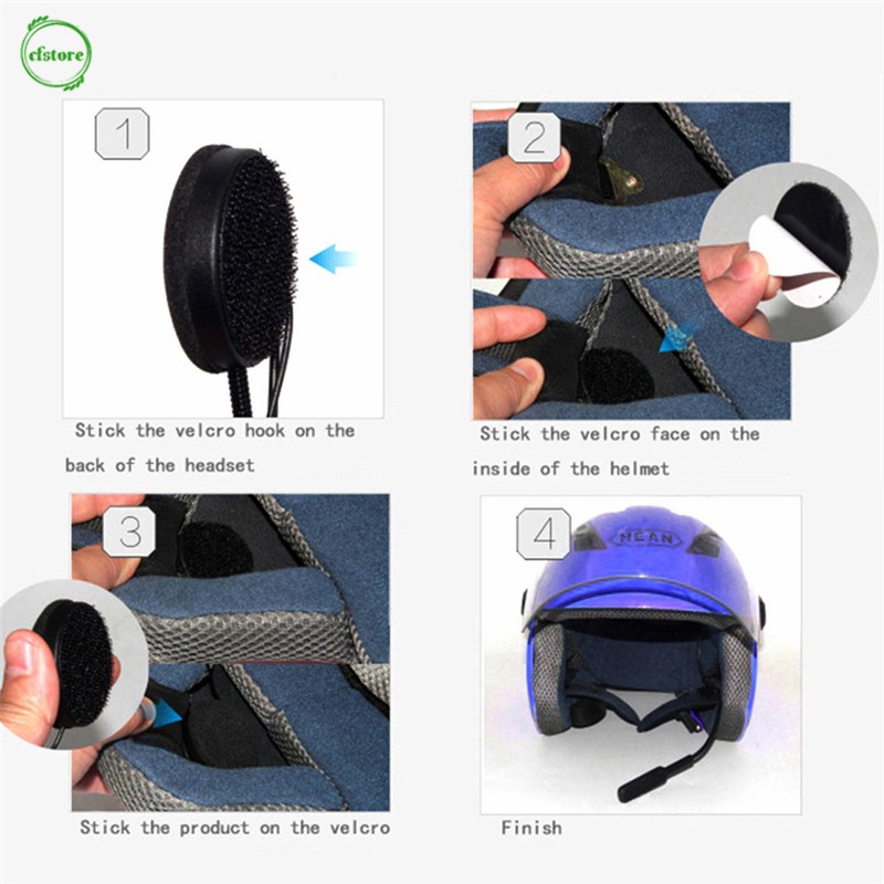 Tai nghe Bluetooth chuyên dụng CF gắn mũ bảo hiểm tiện lợi chất lượng cao