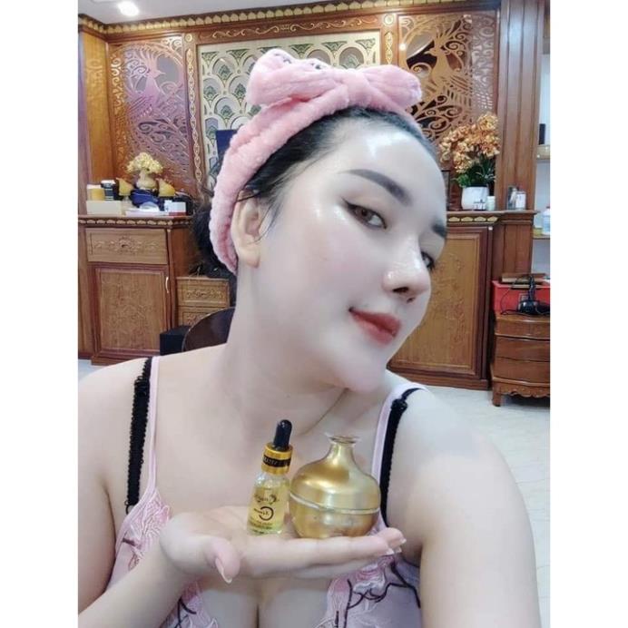 Combo Kem Face Nhân Sâm + Serum Skin Care Vitamin C