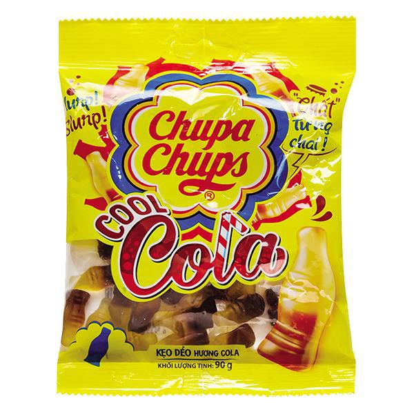 E - Kẹo Dẻo Chupa Chups Vị Cola Túi 90G