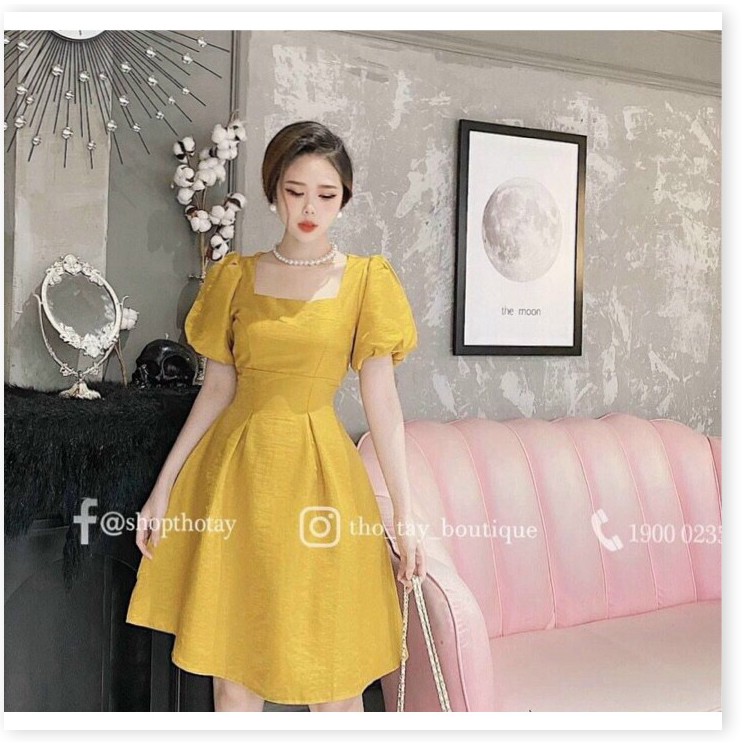 ĐẦM UMI DÁNG XÒE TAY NGẮN HIỆN ĐẠI NHẤT 2021 THỜI TRANG KOKO MI