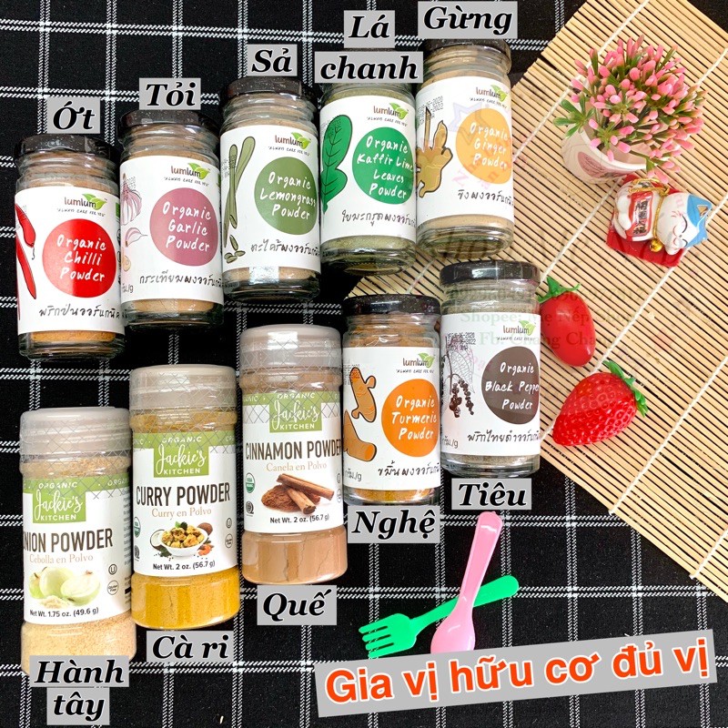 Bột gia vị hữu cơ lumlum