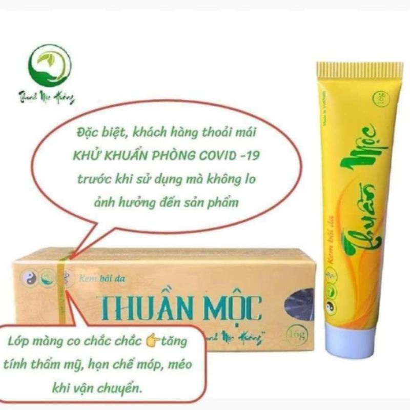 Kem bôi da Thuần Mộc Thanh Mộc Hương 16gr, dưỡng ẩm, làm dịu da