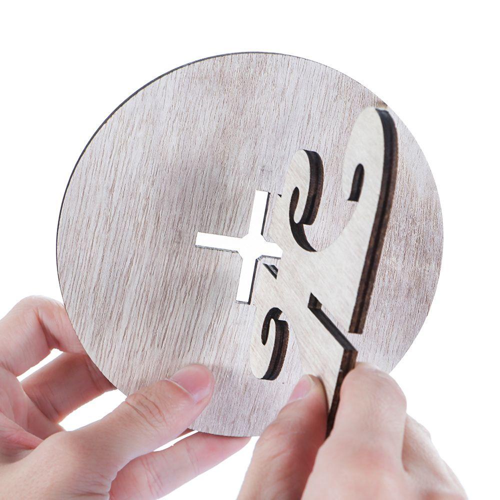 CONOPERY Giá Đỡ Bánh Donut Bằng Gỗ Dùng Trang Trí Tiệc Cưới / Sinh Nhật