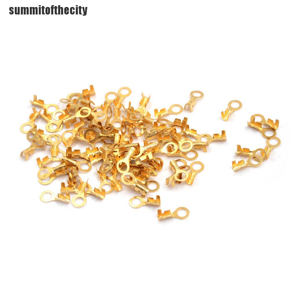 Set 100 Đầu Nối Dây Điện Mạ Vàng 5.2mm Chất Lượng Cao
