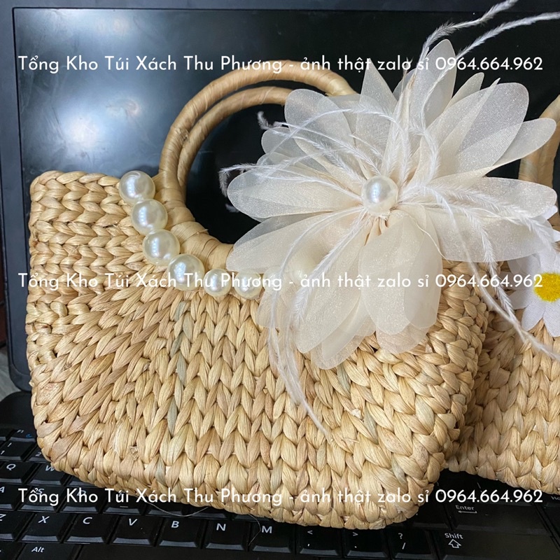 Túi cói đi biển, đi du lịch chất liệu tự nhiên chụp hình sống ảo bao xinh cho các nàng (xả lỗ)