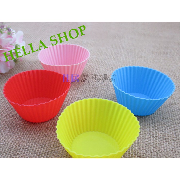 Cupcake silicon hình tròn