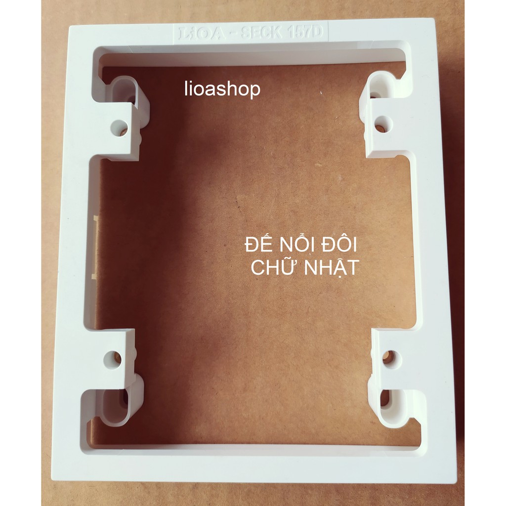 ĐẾ ÂM ĐÔI -ĐẾ NỔI ĐÔI LIOA DÙNG CHO MẶT CHỮ NHẬT.