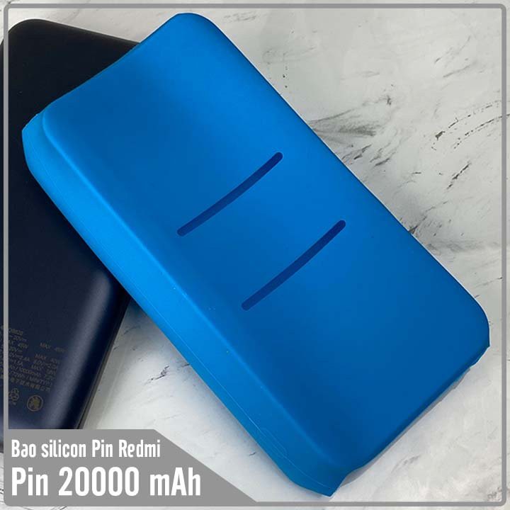 Bao ốp silicon trơn dành cho Pin sạc dự phòng Redmi 20000mAh