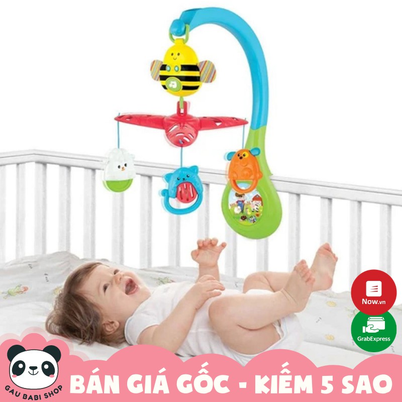 FREE SHIP !!! Treo cũi hình động vật có nhạc Winfun 0856 chính hãng