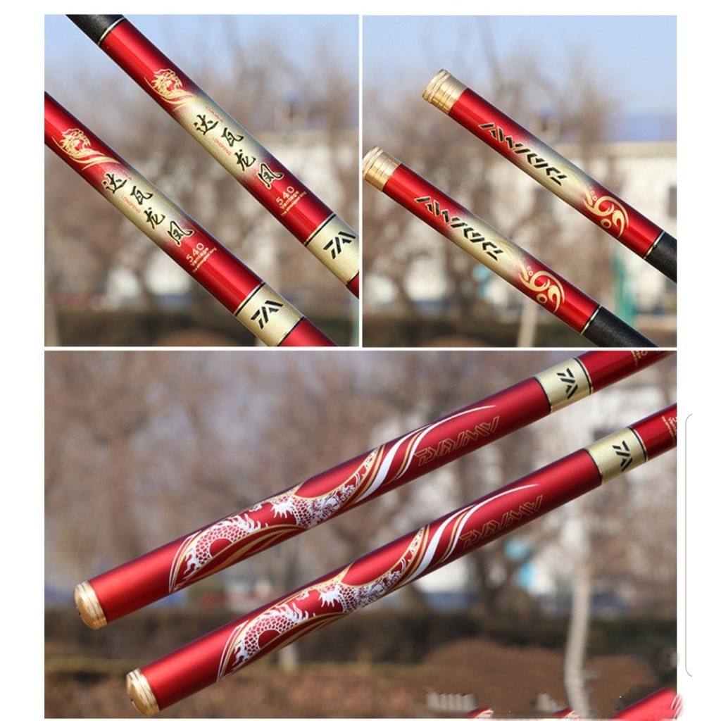 Cần Câu Tay_ Cần Câu Đài Daiwa Long Phụng 6H(TẶNG NGỌN PHỤ)