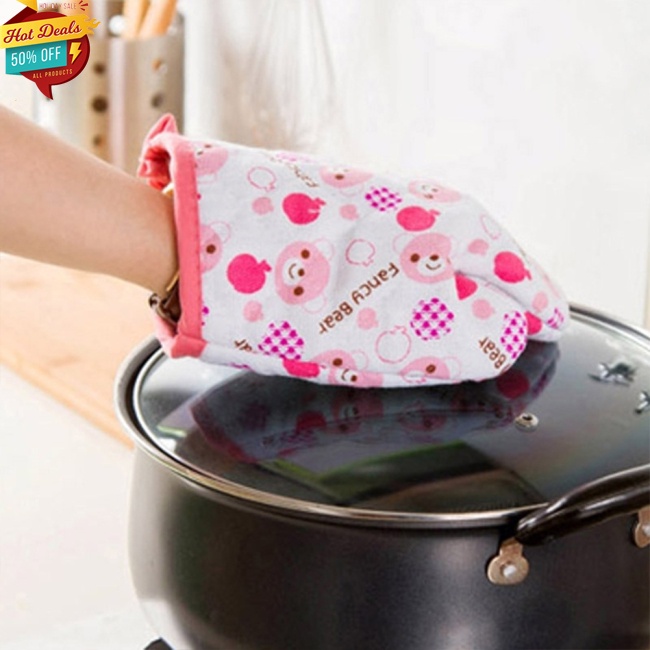 Găng Tay Cách Nhiệt Bằng Cotton Dùng Trong Nhà Bếp