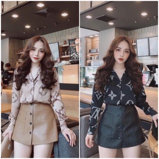 Bán sỉ áo LV hót hít 2 màu đen và nude