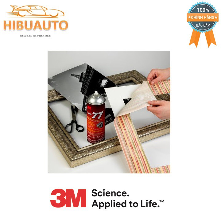 Keo Phun Xịt Đa Năng 3M Super 77 Spray Adhesive 375g
