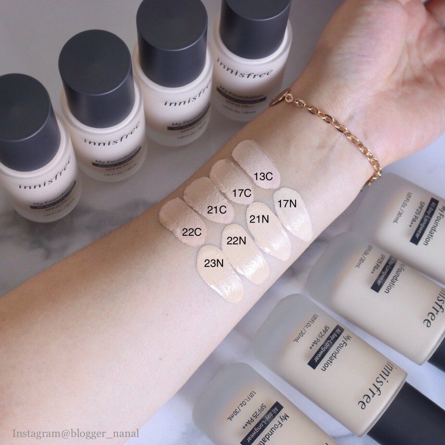 Sample Kem Nền Innisfree My Foundation All Day Long Wear SPF25/PA++ | BigBuy360 - bigbuy360.vn